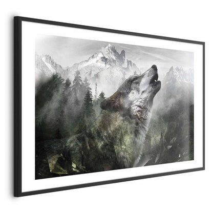 Poster - Howling Wolf Artgeist