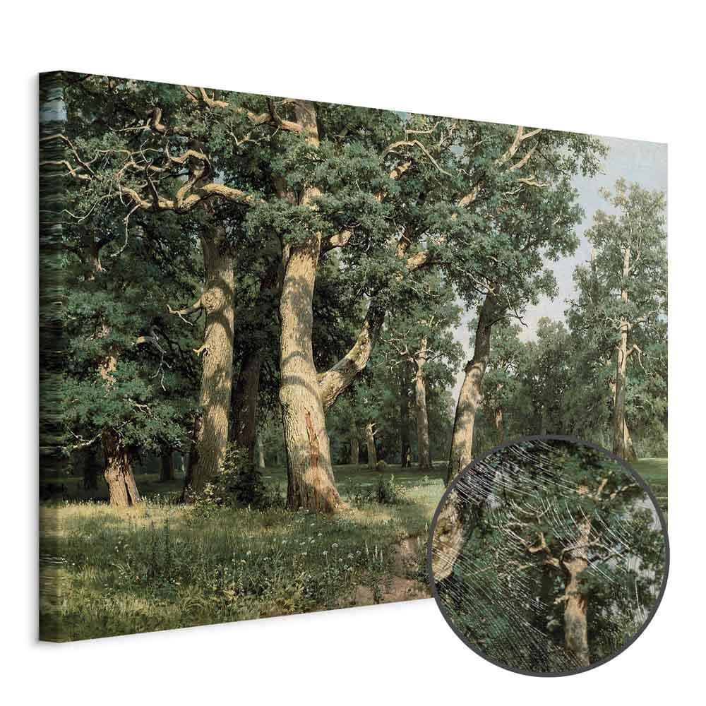 Leinwandbild - Ivan Shishkin – Oak Forest