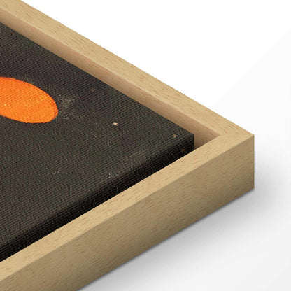 Leinwandbild - Henri Matisse – Black and Violet Arabesques on Orange