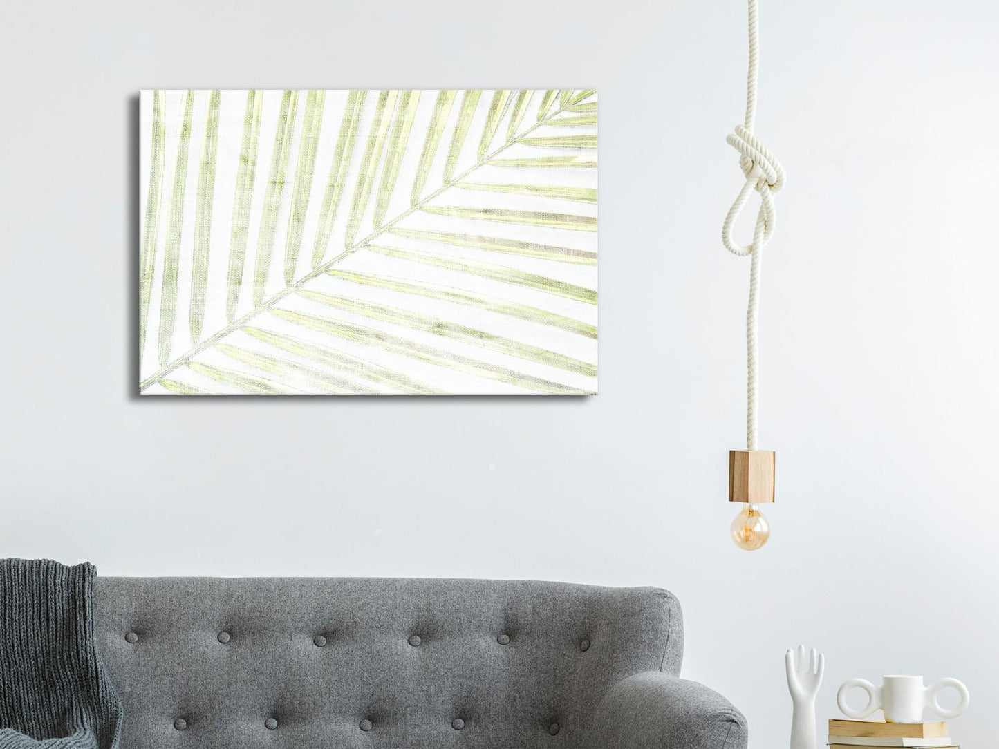 Leinwandbild - Palm Leaf (1 Part) Wide Artgeist