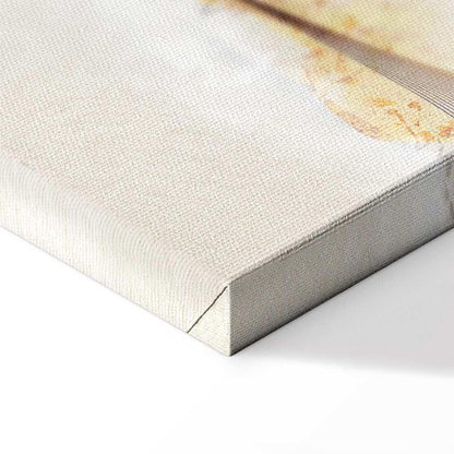 Leinwandbild - Golden Mountains (1 Part) Wide