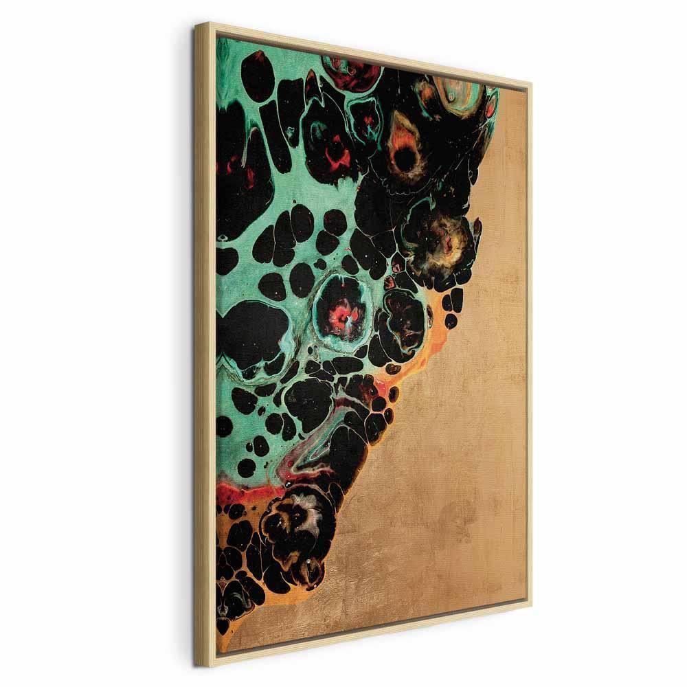 Leinwandbild - Composition of Micro Shapes (1-part) - Abstract Forms of Colors