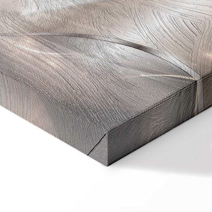 Leinwandbild - Sparkling Dandelions (5 Parts) Beige Wide