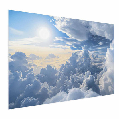 Poster - Symphony of Light: Sun and Clouds Playing Together on a Beautiful Sky Artgeist