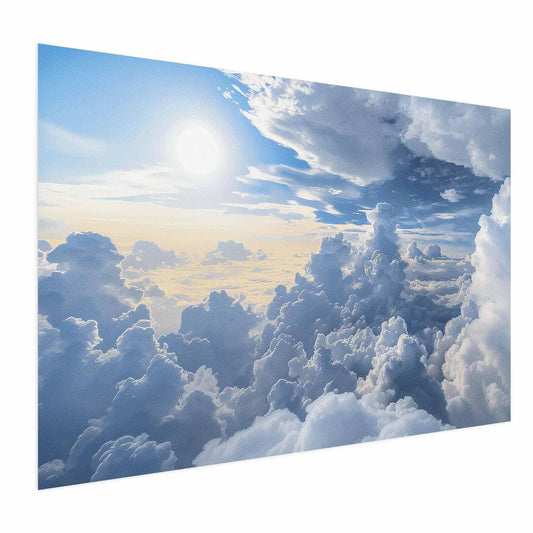 Poster - Symphony of Light: Sun and Clouds Playing Together on a Beautiful Sky Artgeist