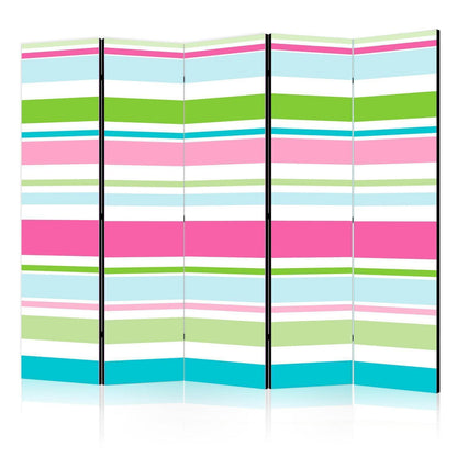 Paravent - Bright stripes II Artgeist