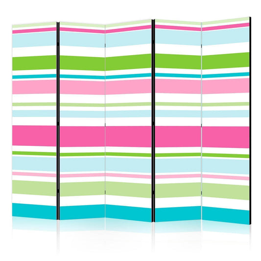Paravent - Bright stripes II Artgeist