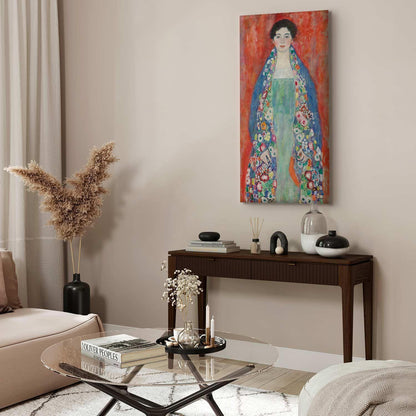 Leinwandbild - Gustav Klimt – Portrait of Fräulein Lieser