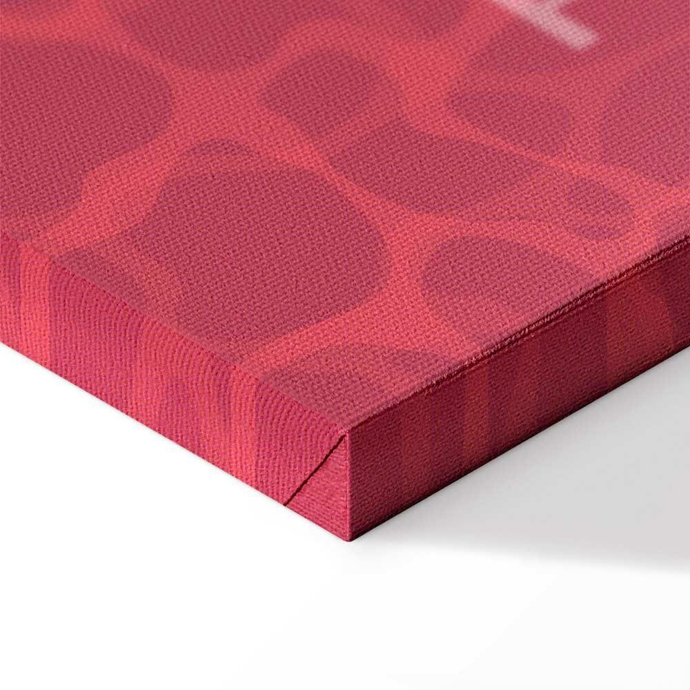 Leinwandbild - Graphic Illustration of a Swimming Pool Against the Backdrop of the French Flag