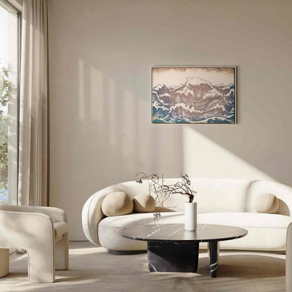 Leinwandbild - Giant waves