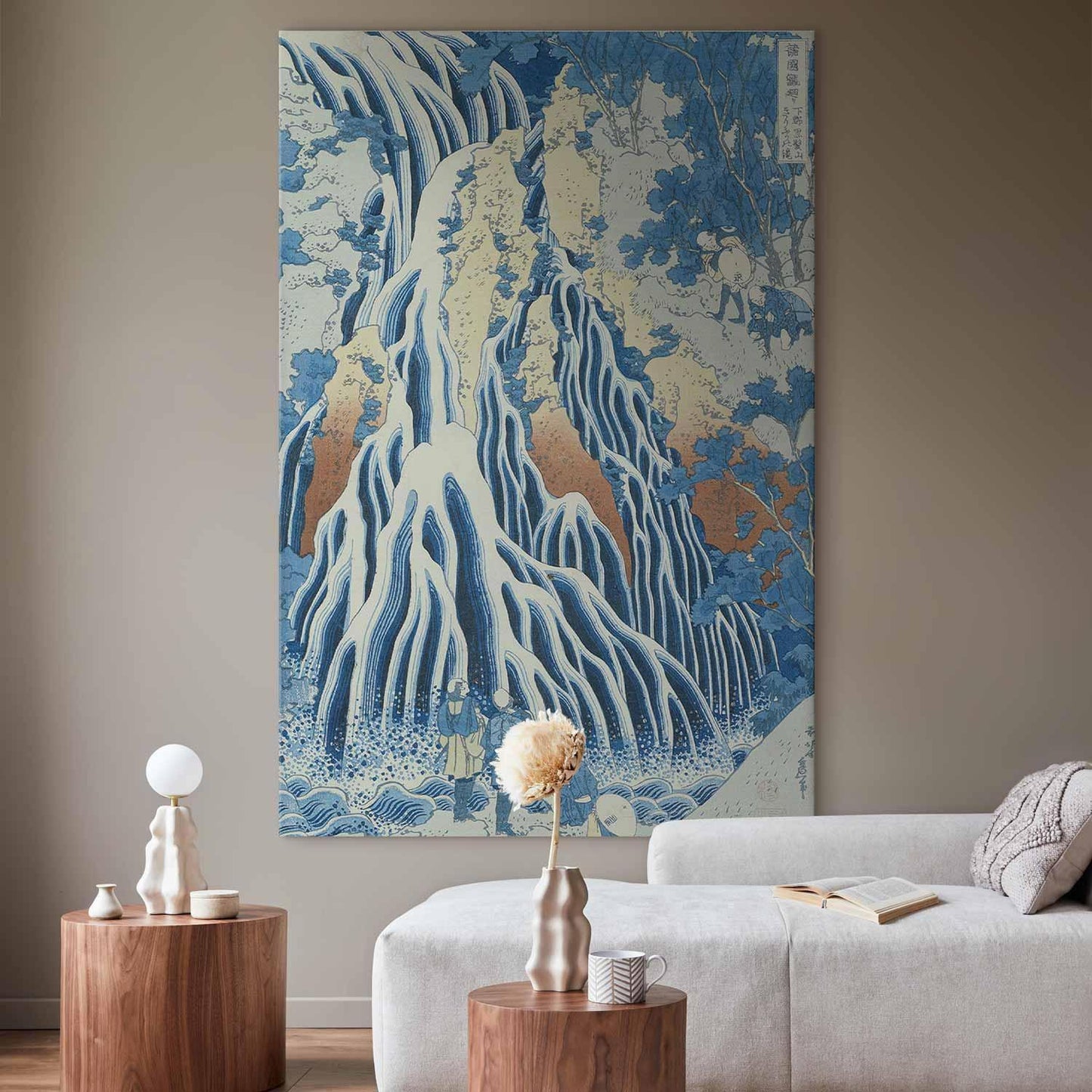 Wandbild XXL - Hokusai Katsushika – Kirifuri Waterfall at Kurokami, Shimotsuke