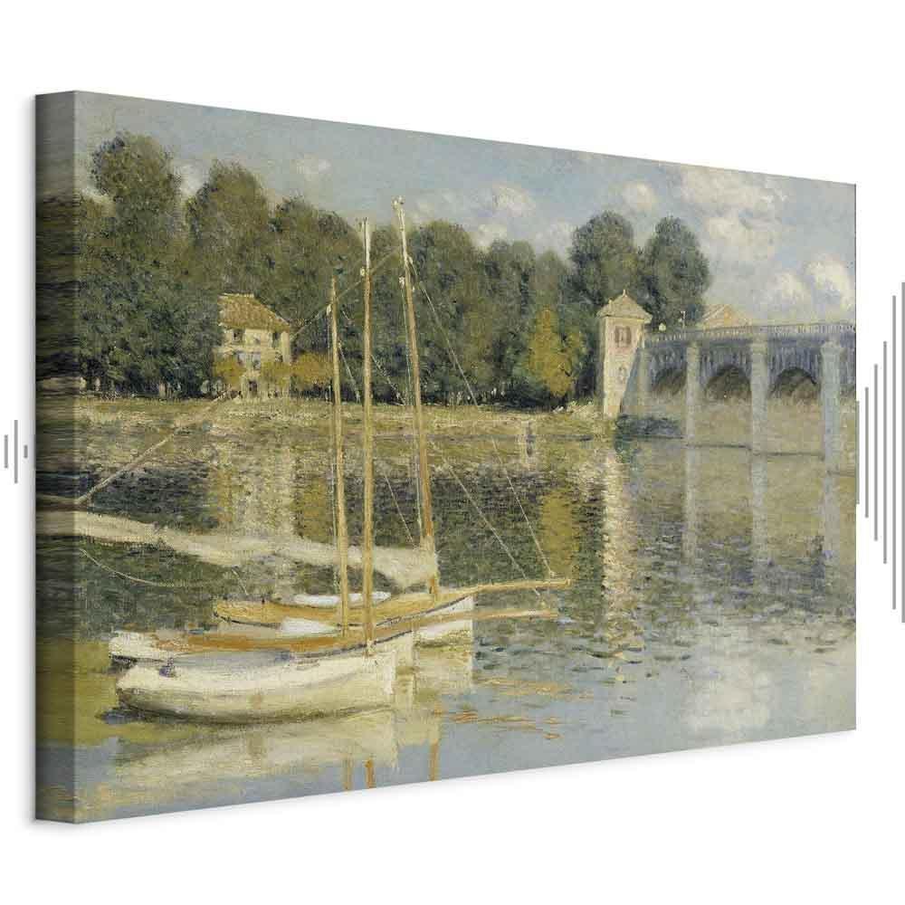 Leinwandbild - Claude Monet – Bridge at Argenteuil