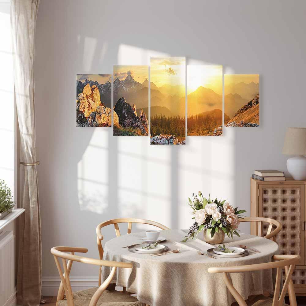 Leinwandbild - Sun Salutation