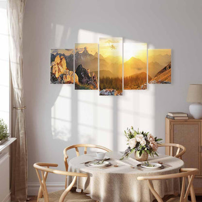 Leinwandbild - Sun Salutation