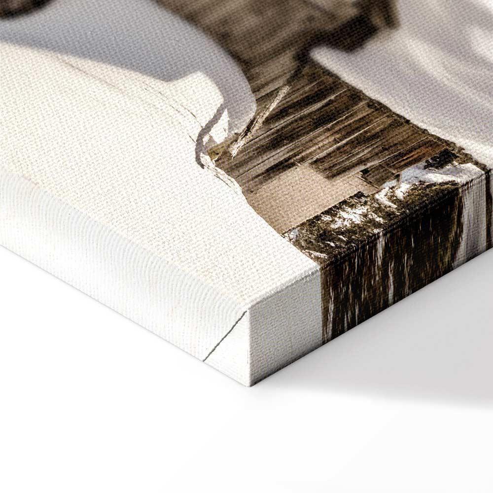 Leinwandbild - Winter in the Dolomites (1 Part) Vertical