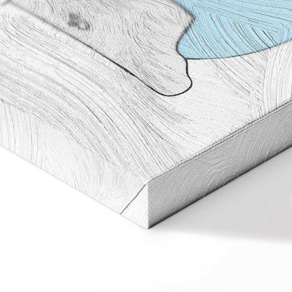 Leinwandbild - Teddy Bears on the Beach (1 Part) Wide