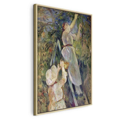 Leinwandbild - The Cherry Picker (Berthe Morisot) Artgeist