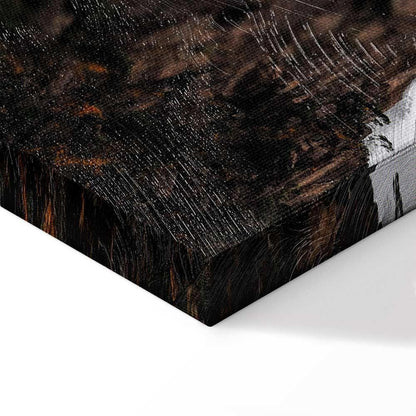 Leinwandbild - Heart of Mountain Landscape (1-part) - Clouds Amid Rocks