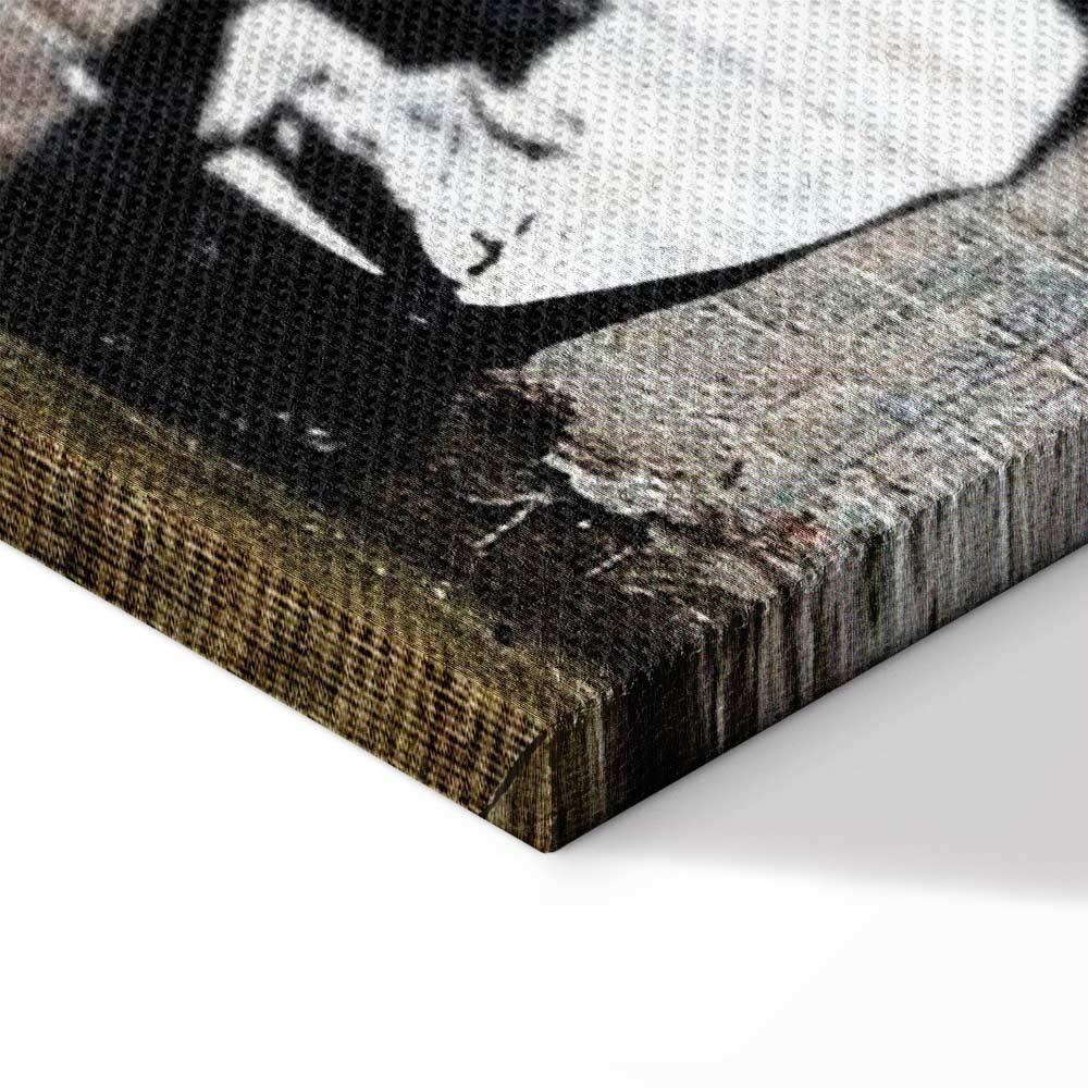 Leinwandbild - Mario and Cop by Banksy