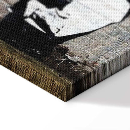 Leinwandbild - Mario and Cop by Banksy