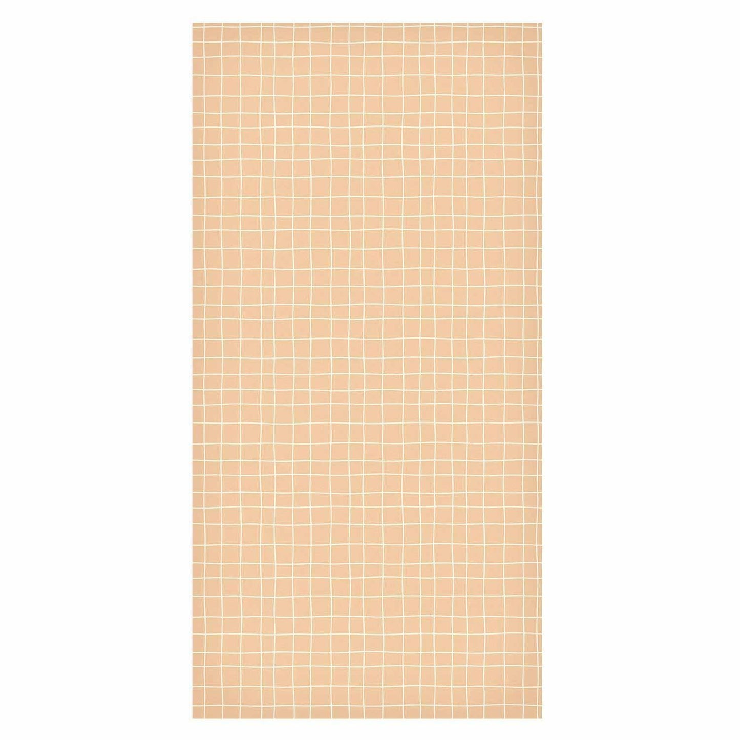 Tapete - Waving Lines - Creamy Grid on a Noisy Pastel Background