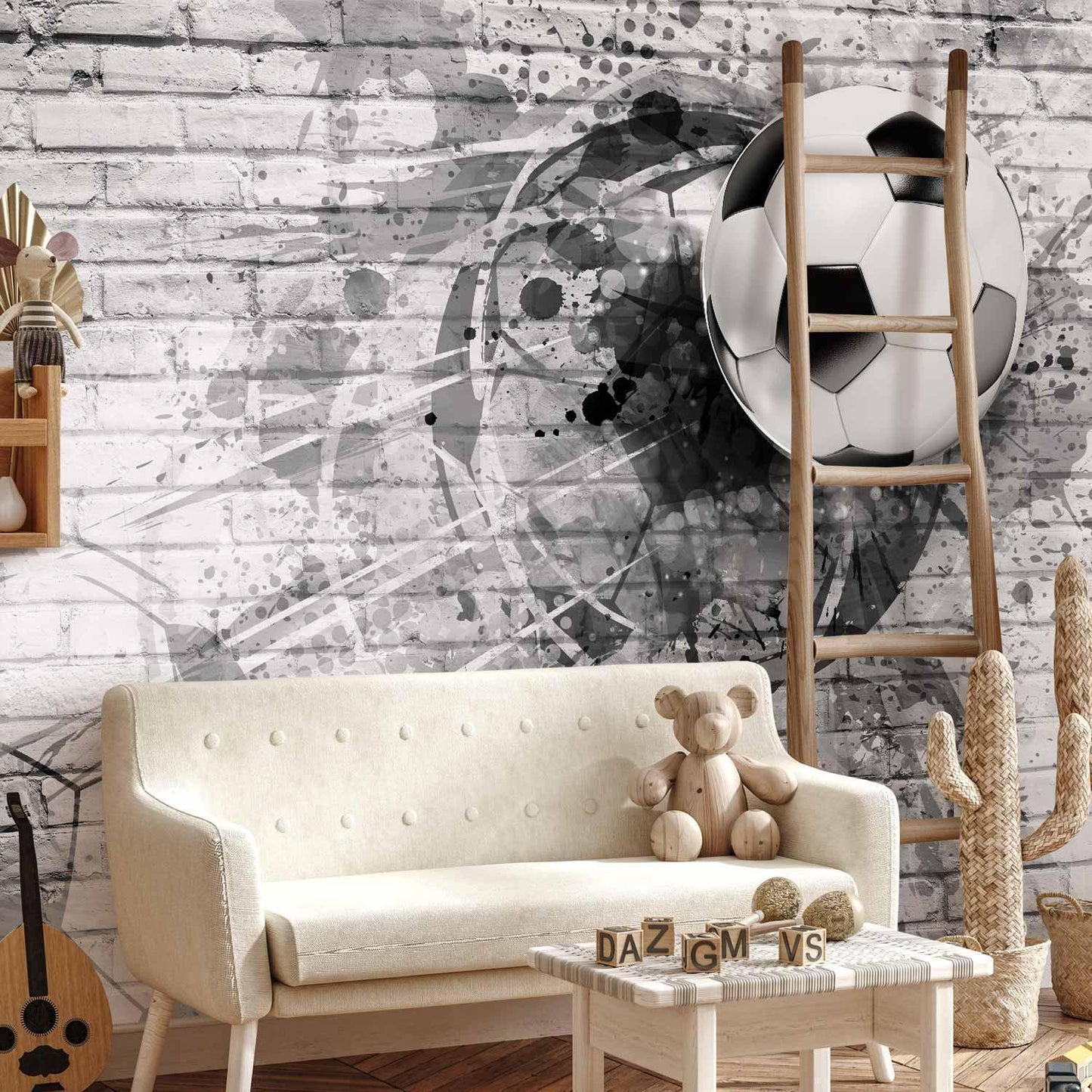 Fototapete - Dynamic Football