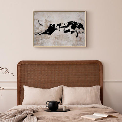 Leinwandbild - Greyhound Race (1 Part) Wide