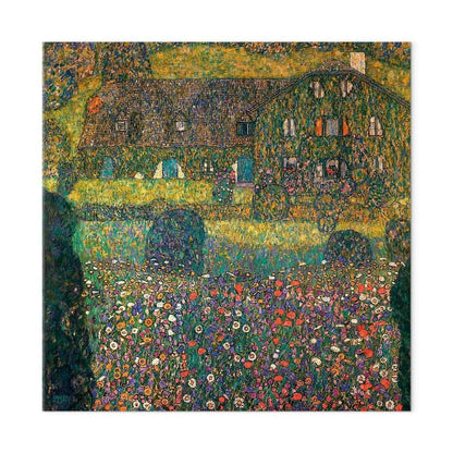 Leinwandbild - Gustav Klimt – Country House on the Attersee Lake