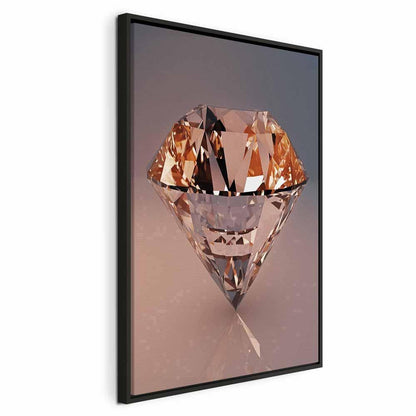 Leinwandbild - Costly Diamond (1 Part) Vertical