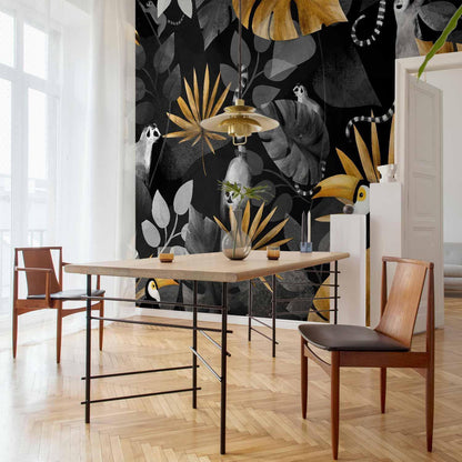 Fototapete - Happy lemurs