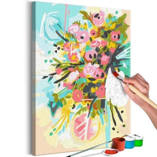 Malen nach Zahlen – Morgenblumen