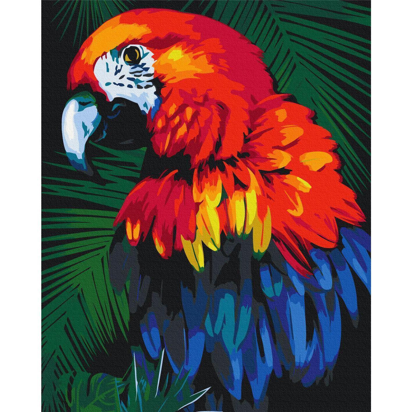 Malen nach Zahlen - Parrot