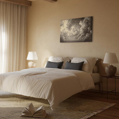 Leinwandbild - Whisper of Illuminated Clouds: Soft Play of Light in the Theater of the Heavens