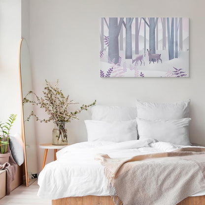 Leinwandbild - Fairy-Tale Forest (1 Part) Vertical - Second Variant