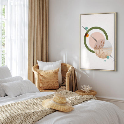 Leinwandbild - Geometric Landscape (1 Part) Vertical