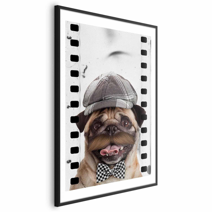 Poster - Pug in a Hat Artgeist