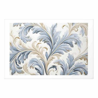 Poster - Baroque Vines in Light Colors