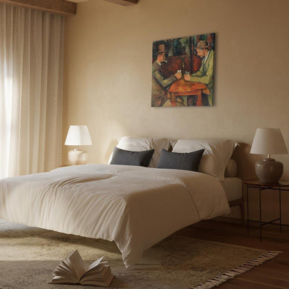 Leinwandbild - Paul Cézanne – The Card Players