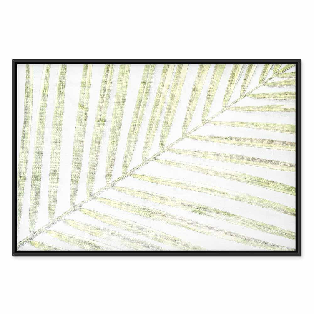 Leinwandbild - Palm Leaf (1 Part) Wide