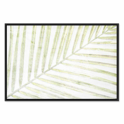 Leinwandbild - Palm Leaf (1 Part) Wide
