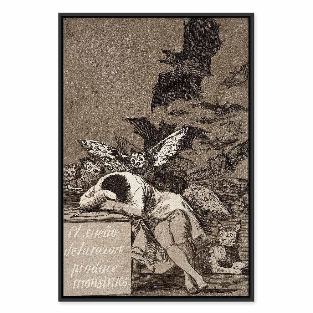 Leinwandbild - Francisco Goya – The Sleep of Reason Produces Monsters