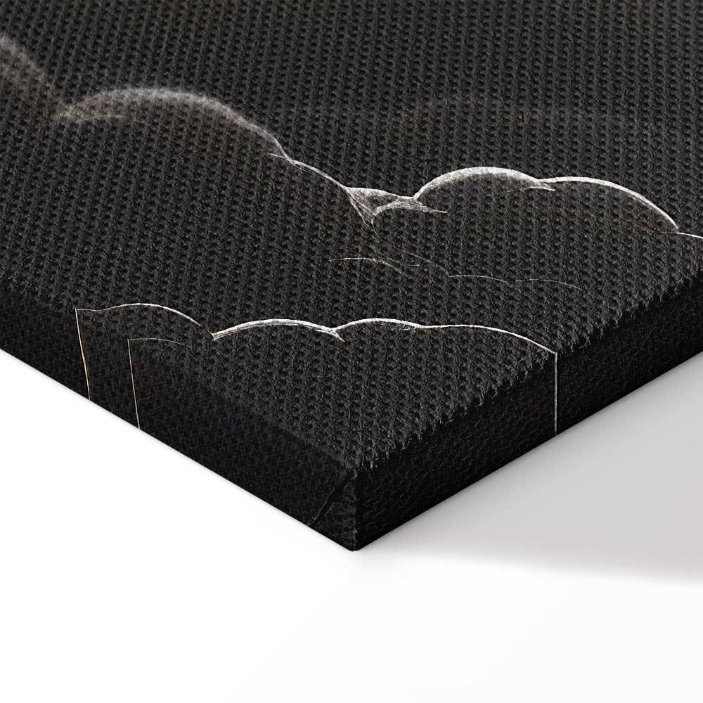 Leinwandbild - Moon and Stars Singing Among the Great Clouds