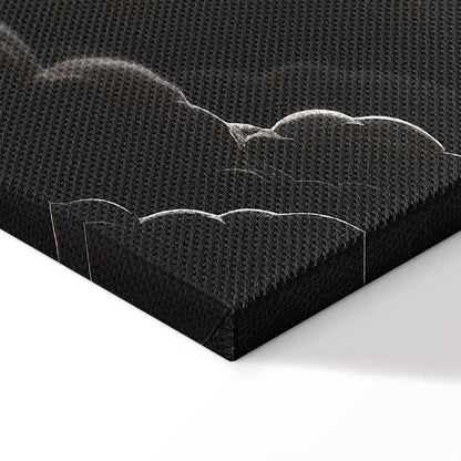 Leinwandbild - Moon and Stars Singing Among the Great Clouds