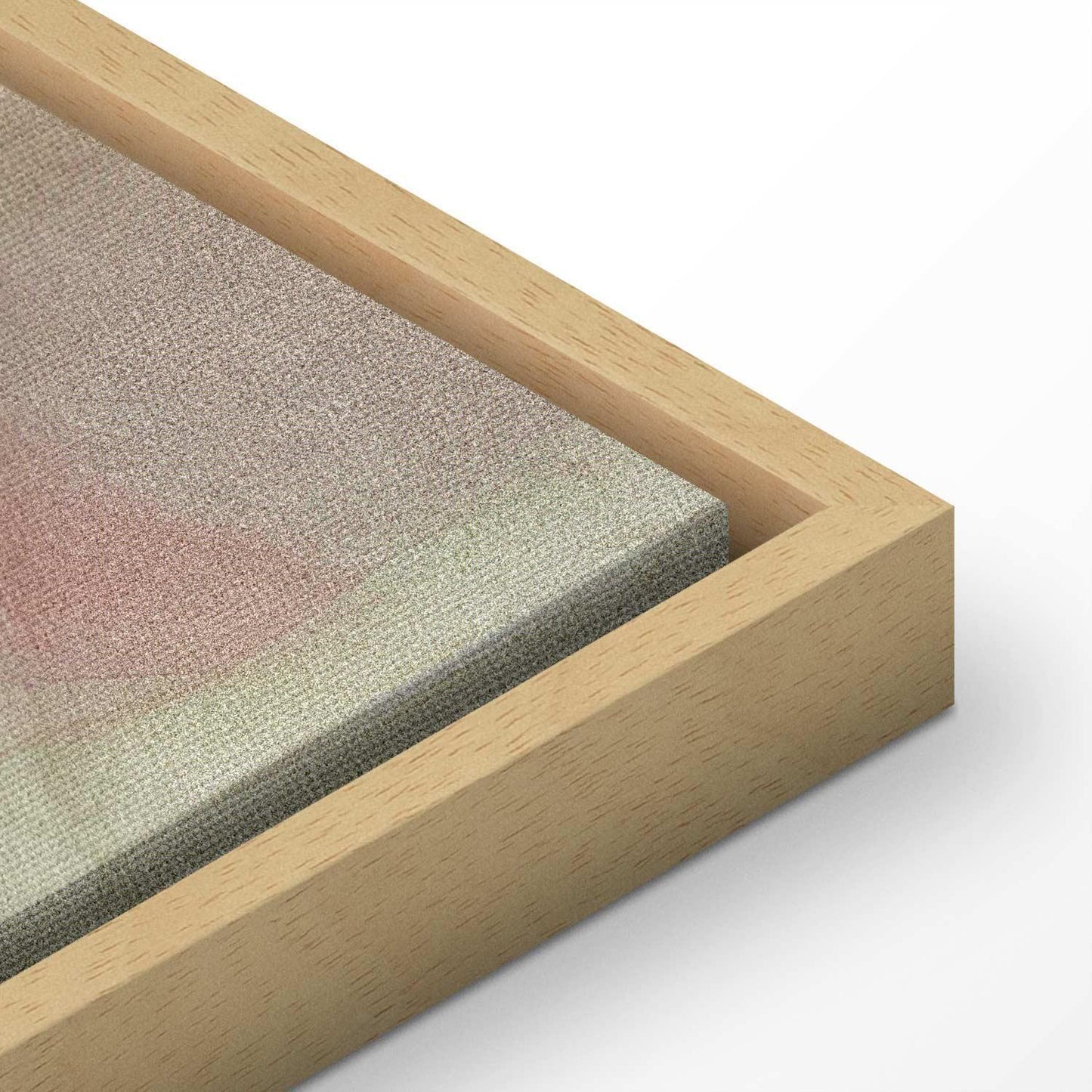 Leinwandbild - Spring composition – transparencies and forms in watercolor style