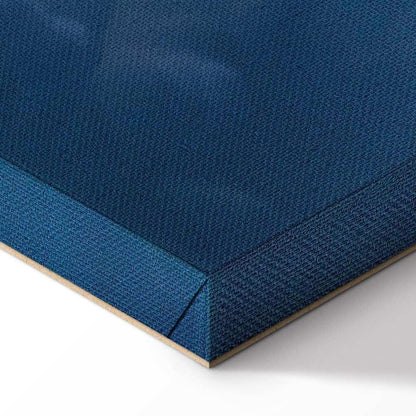 Leinwandbild - Aerial Landscapes: Rays Lighting Up Fluffy Cloud Formations