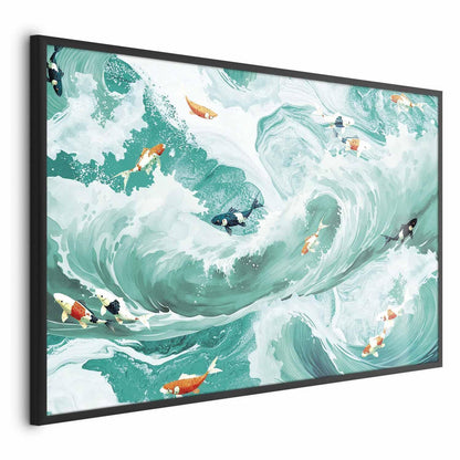 Poster - Fish and Waves Artgeist