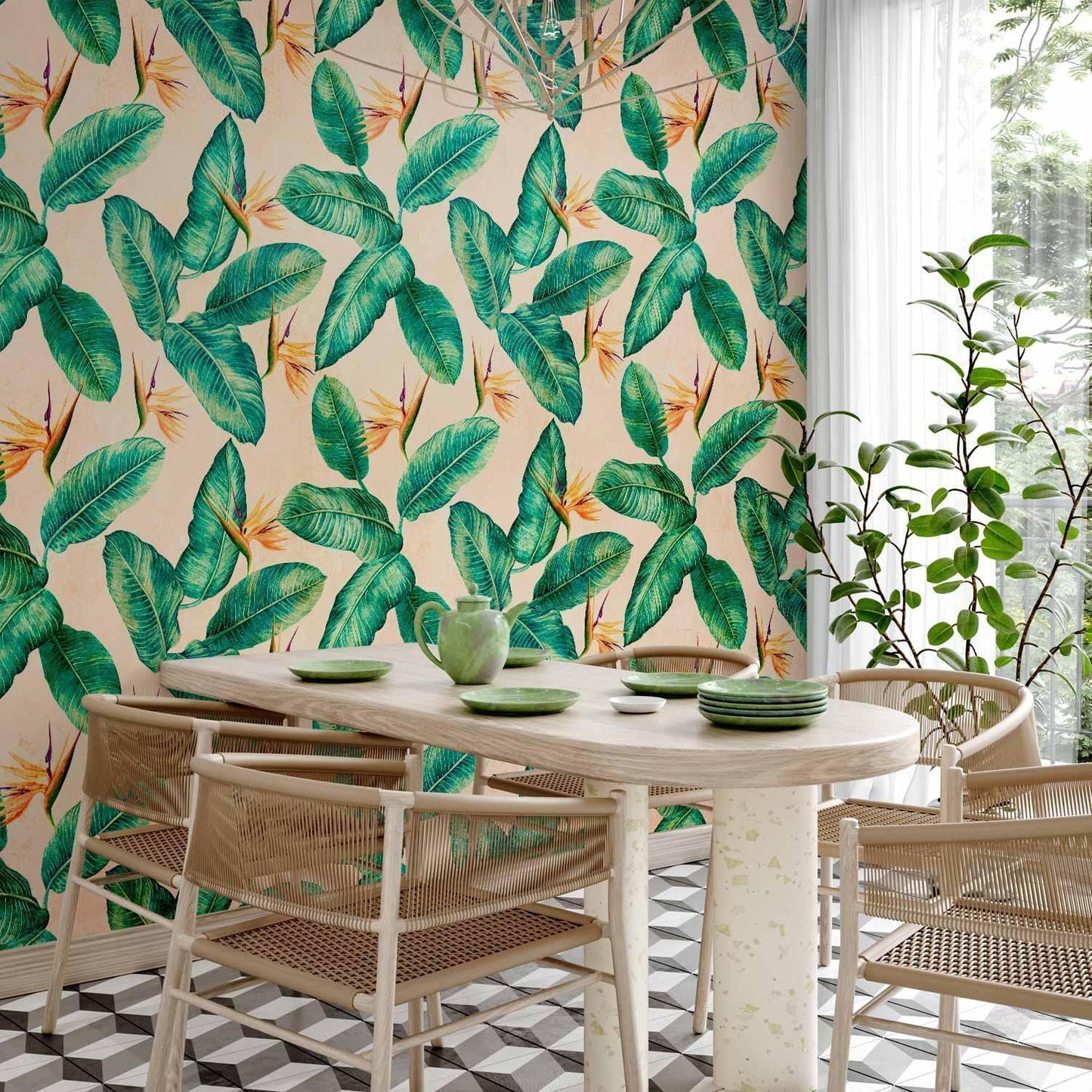 Fototapete - Peace of Wild Bushes - Second Variant