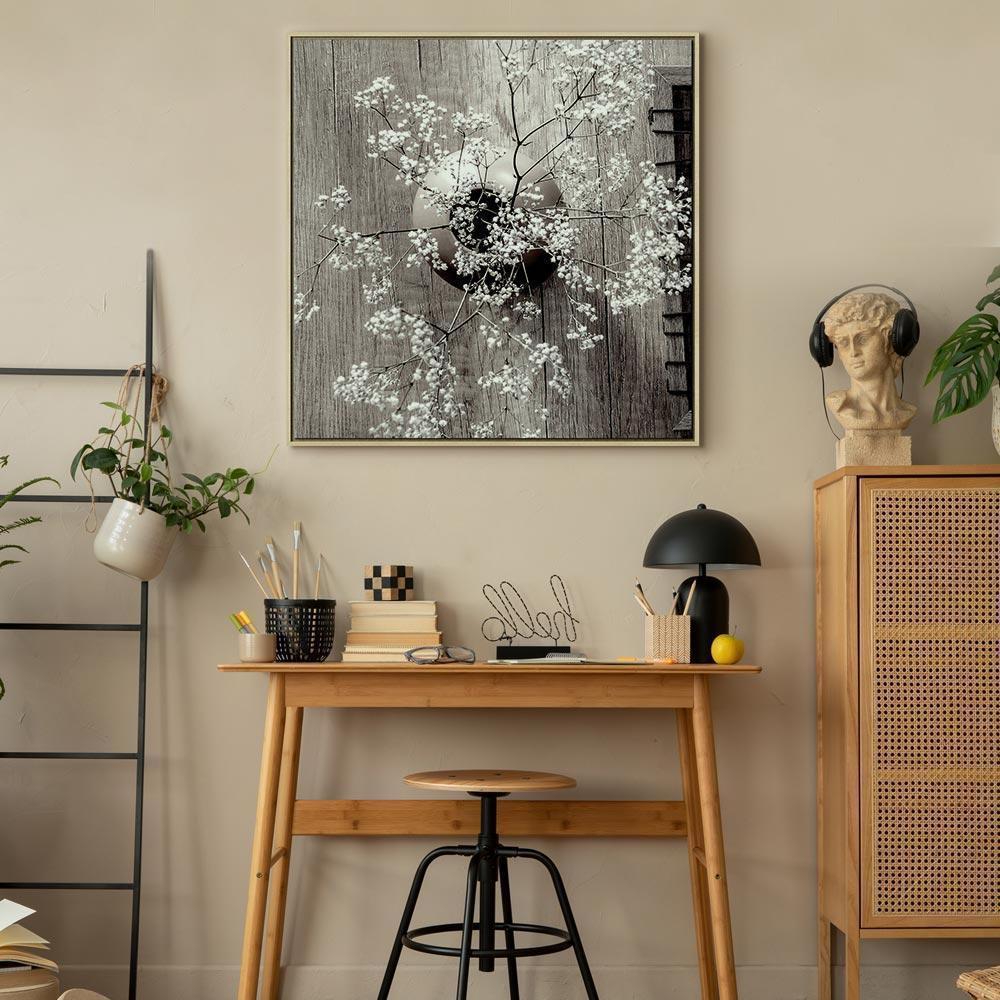 Leinwandbild - Dried Flowers (1 Part) Square