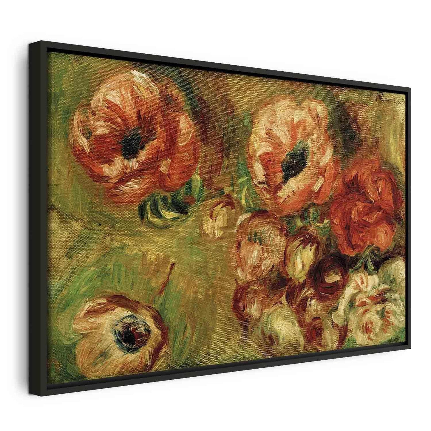 Leinwandbild - Les Anémones (Pierre-Auguste Renoir) Artgeist
