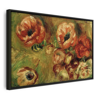 Leinwandbild - Les Anémones (Pierre-Auguste Renoir) Artgeist